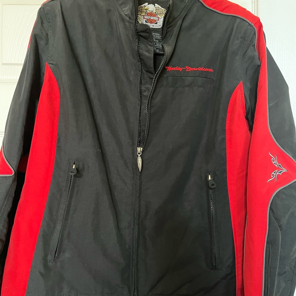 Harley-Davidson Black and Red Performance Jacket